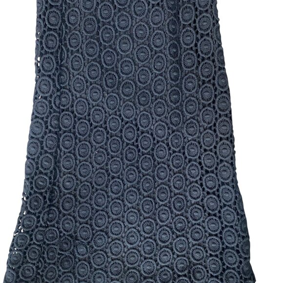 Guess by Marciano BOHO Kick Flare Black Eyelet Lace Pants Sz 6 #240N - Picture 4 of 9